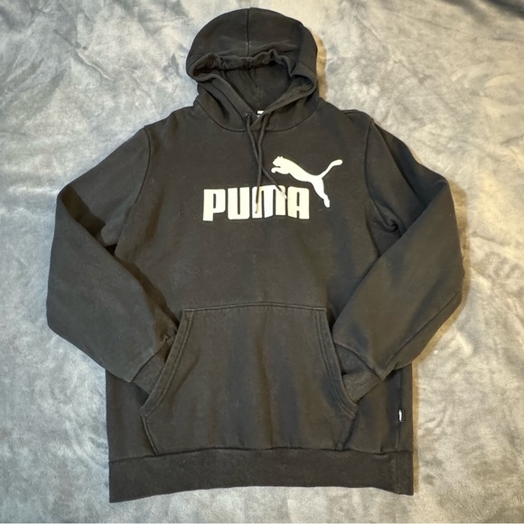 Puma Other - PUMA Black Hoodie with White Logo

#1409